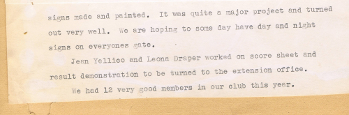 1954-1955 Mountian View Home Demonstration Club page 2