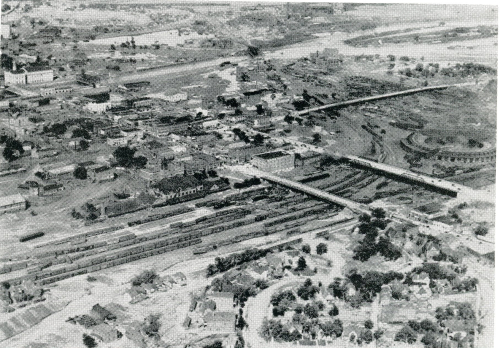 Aerial view of depot274